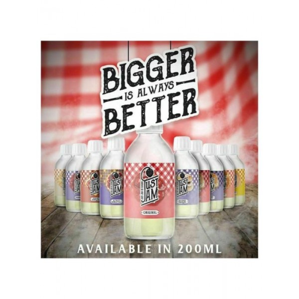 E-Cig E Liquid 200ml Just Jam Vape Juice 80/2...