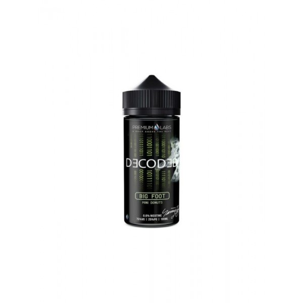 Decoded Premium Vape E-Liquid E Juice High 75%VG 100ml 0mg/ml No nicotine liquid