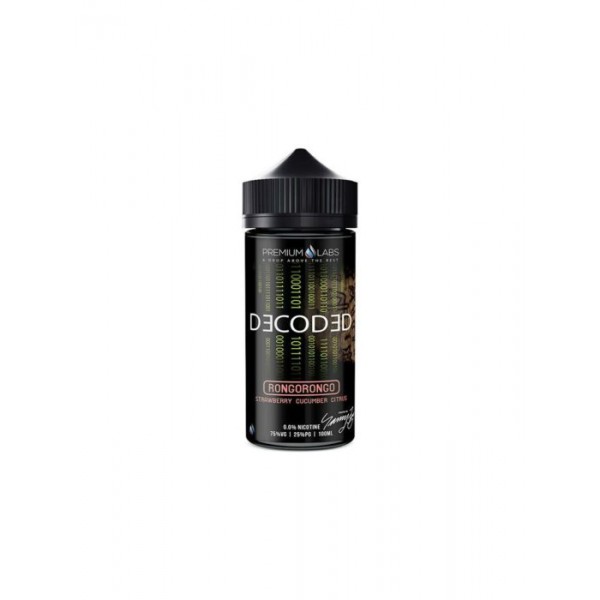 Decoded Premium Vape E-Liquid E Juice High 75%VG 100ml 0mg/ml No nicotine liquid