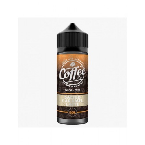 SALTED CARAMEL LATTE 100ML E LIQUID COFFEE CO