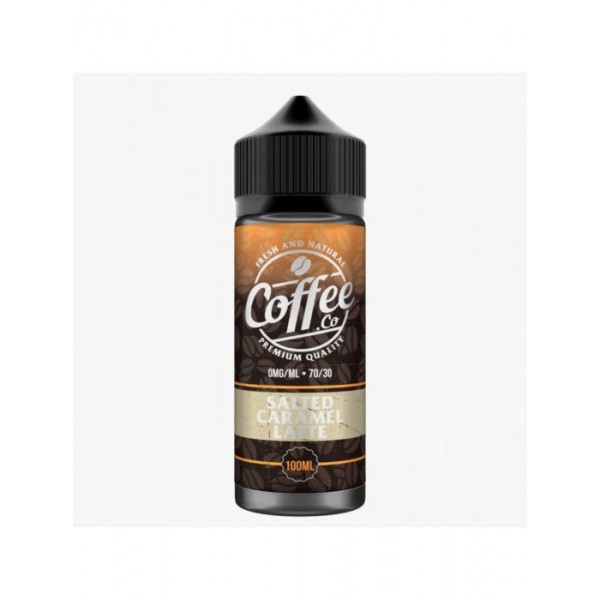 SALTED CARAMEL LATTE 100ML E LIQUID COFFEE CO