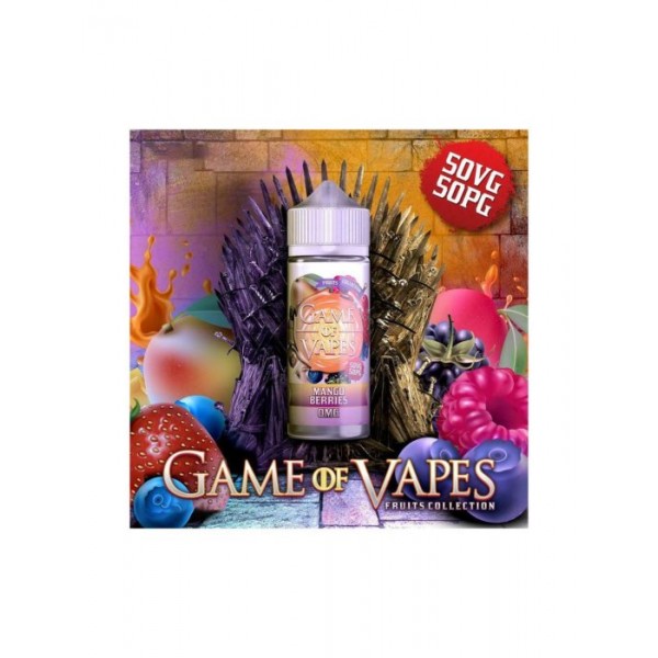 GAME OF VAPES 100ML E LIQUID VAPE JUICE 0MG NO NICOTINE VG/PG 50/50