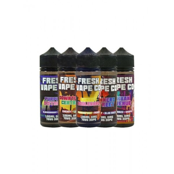 Fresh Vapes Co. Premium E Liquid 100ml 0mg E Juice Sub Ohm Juice 70VG 30PG