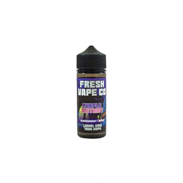 Fresh Vapes Co. Premium E Liquid 100ml 0mg E Juice Sub Ohm Juice 70VG 30PG