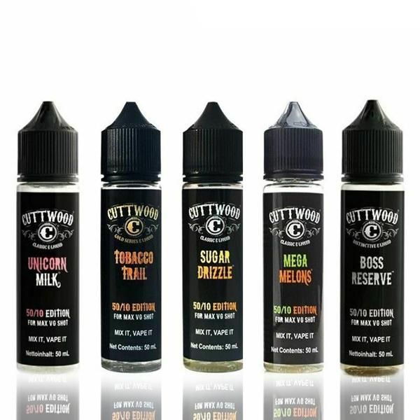 Cuttwood Range E Liquids 50ml 0mg 70/30 VG/PG