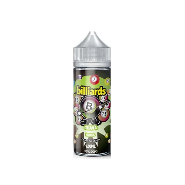 Billiards Vape Range 0-mg 120ml Shortfill E-liquid