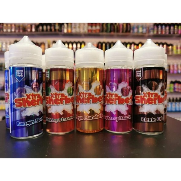 Vape Liquid E Juice XTRA FRESH/FRUITY/SHERBET 100ML All Ranges 0mg 70VG 30PG