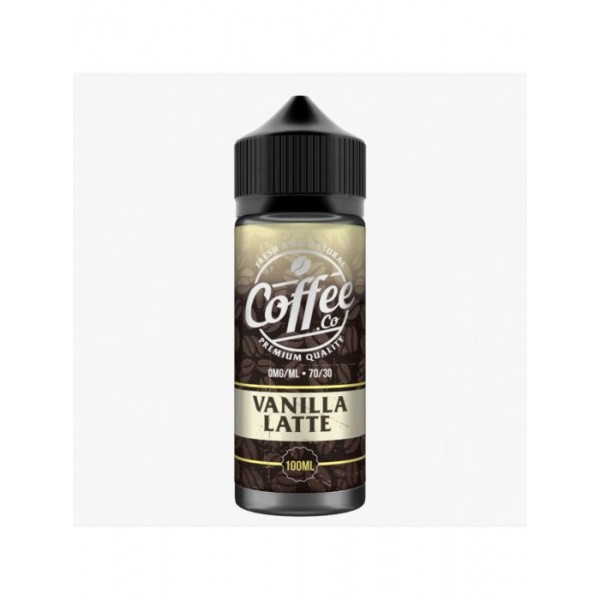 VANILLA LATTE 100ML E LIQUID COFFEE CO