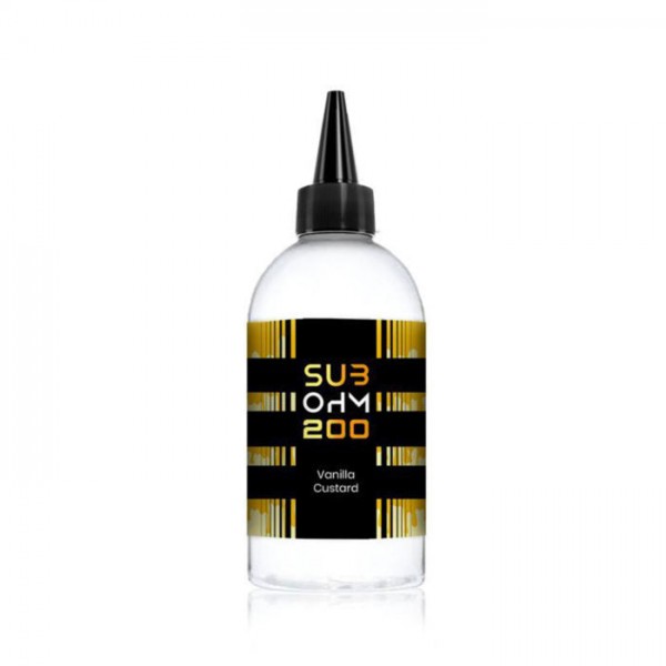 Vanilla Custard E liquid Shortfill by Sub Ohm 200