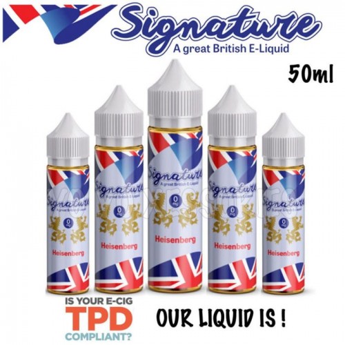 Signature Vapours E Liquid Vape Juice