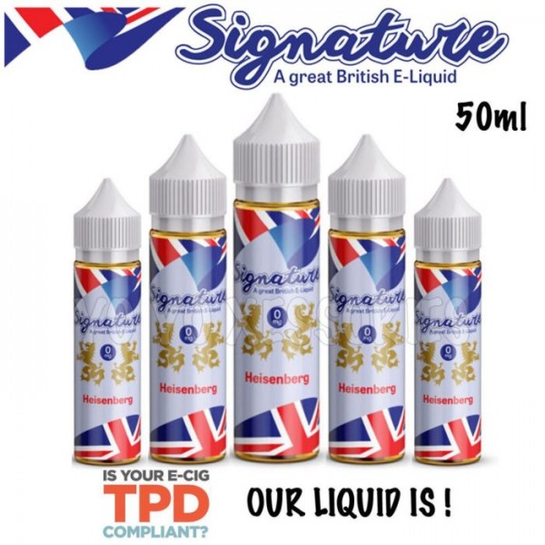 Signature Vapours E Liquid Vape Juice