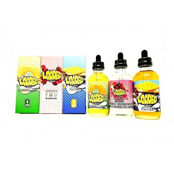 Loaded-Glazed-Donuts-Smores-CranApple 12x10 ml-E-Liquid-Juice-Vape All Flavours