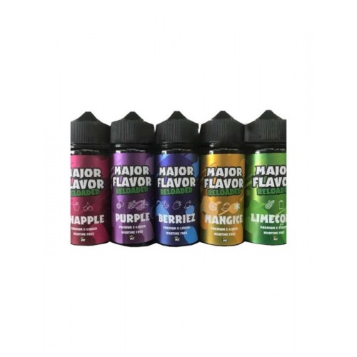 MAJOR FLAVOR RELOADED 100ml E Liquid Juice 0M...