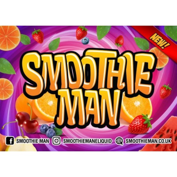 Smoothie Man 100ML Short Fill Vape E Liquid 70/30 VG/PG £8.99