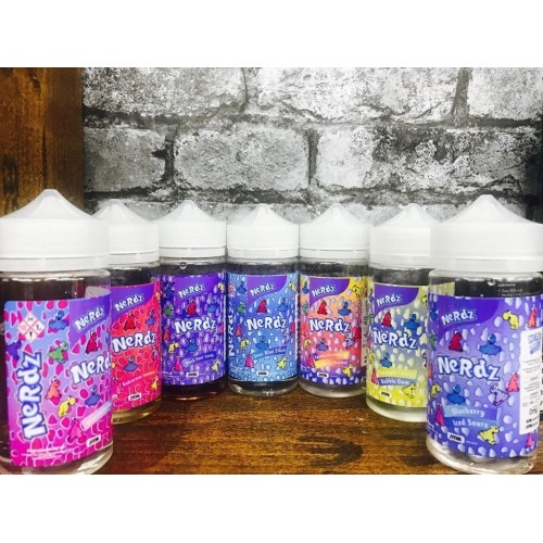 NEW BRANDED E LIQUID NERDZ IN 20X1OML JUICE W...