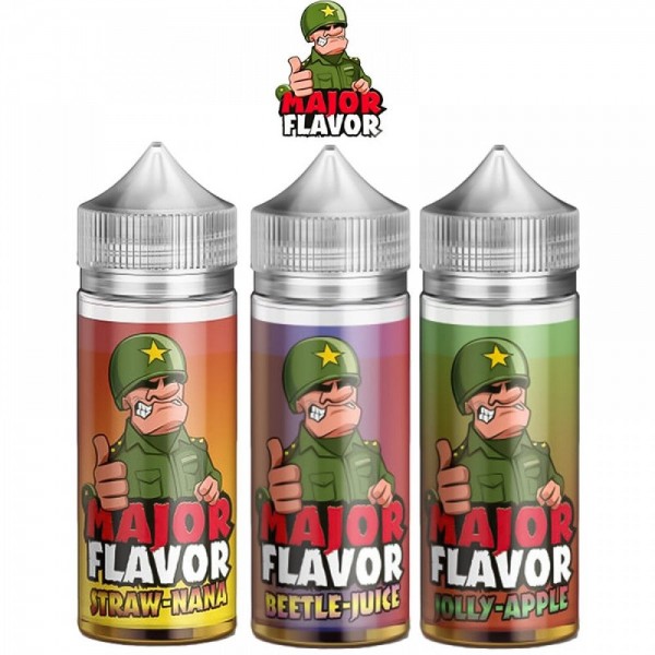 MAJOR FLAVOR E LIQUID | 100ML SHORT FILL £8.90