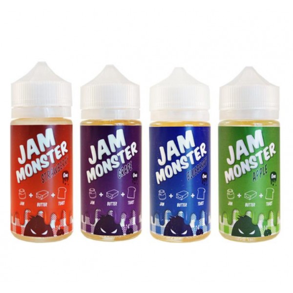 JAM MONSTER E Liquid 0-MG 100ML Vape Juice