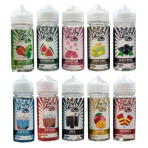 E Liquid Fads Custard Flavours Slush Medley S...