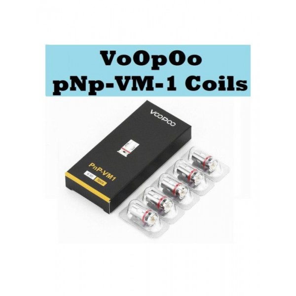 VooPoo PnP Coils VM1 VM3 VM4 VM5 VM6 M1 M2 R1 R2 TR1 TM1 TM2 DM2 DM1 4 TPP Tank