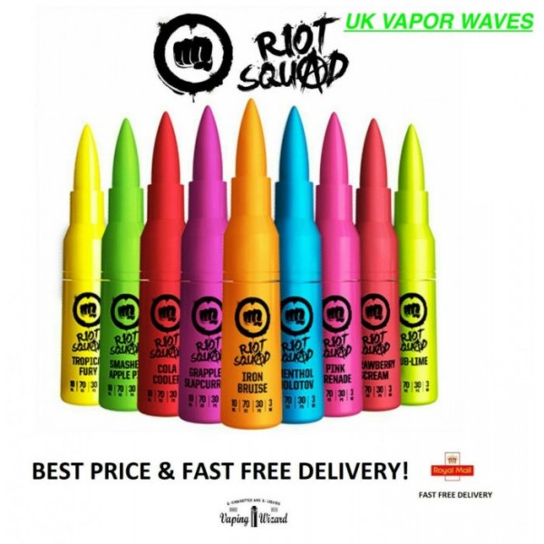 Riot Squad Shortfill 50ml E-Liquid (0mg) 1 Free Nic Shot