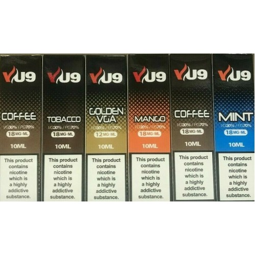 VU9 E Liquid 10 x 10ml Bottles E Juice Vape J...