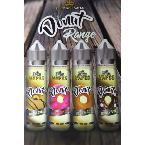 The King of Vapes eJuice Donut Range