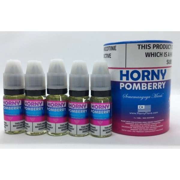 NEW Horny Flava E Liquid E Juice Vape Juice 10MLX 5 TUB TPD 6 Flavours 3MG