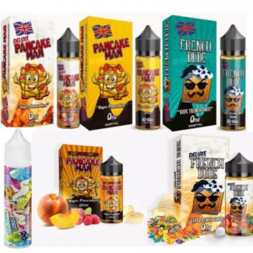 Pancake Man E liquid Juice Vape, French Dude,...