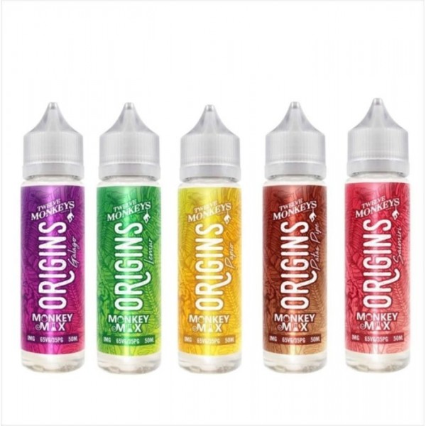 Twelve Monkeys eliquid Origins Short-Filled Fruity High VG Sub Ohm 50ml 0mg 3mg