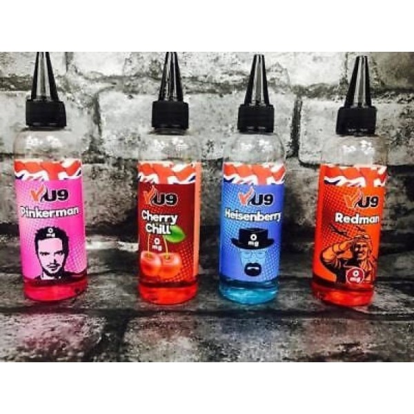 VU9 PRESENTS THE SENSATIONAL SIX PREMIUM QUALITY 0MG SHORTFILL E JUICE +FREESHOT