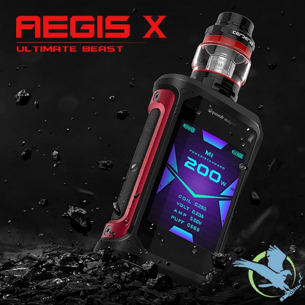 GEEKVAPE AEGIS X 200W TC KIT WITH CERBERUS TANK