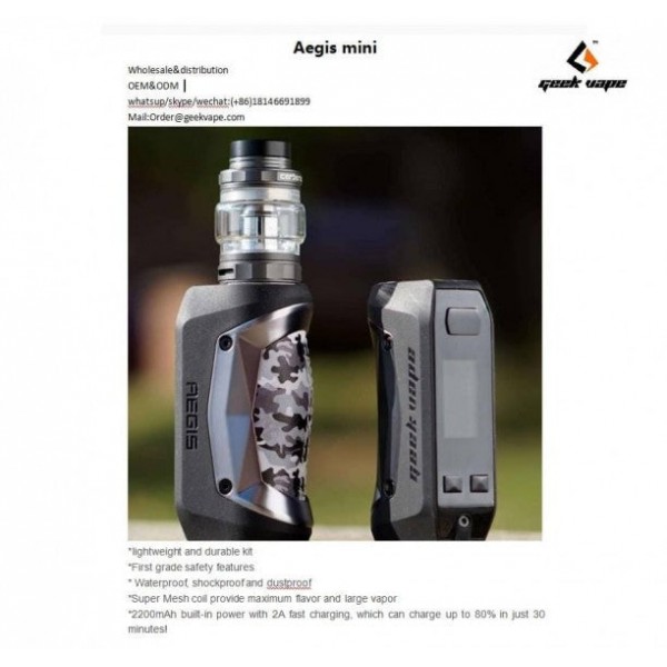 Geekvape Aegis Mini Kit with Cerberus Tank 2200mAh