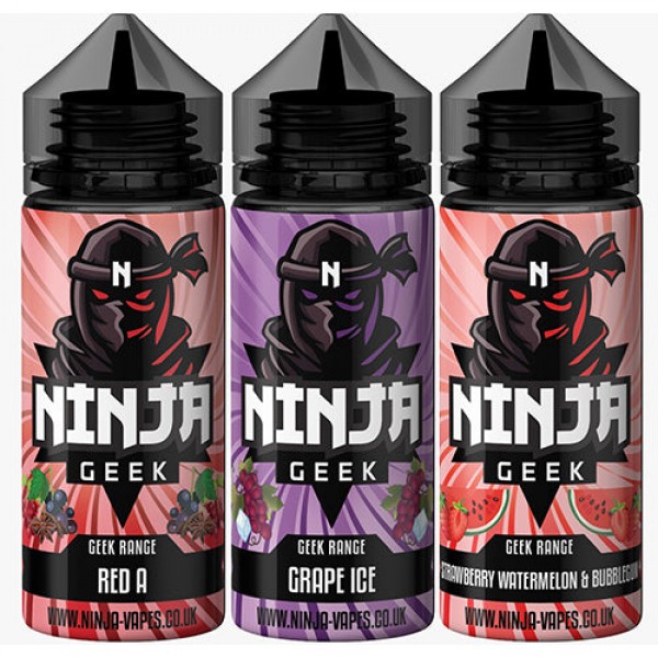 NINJA GEEK RANGE E-LIQUID 100ML SHORTFILL