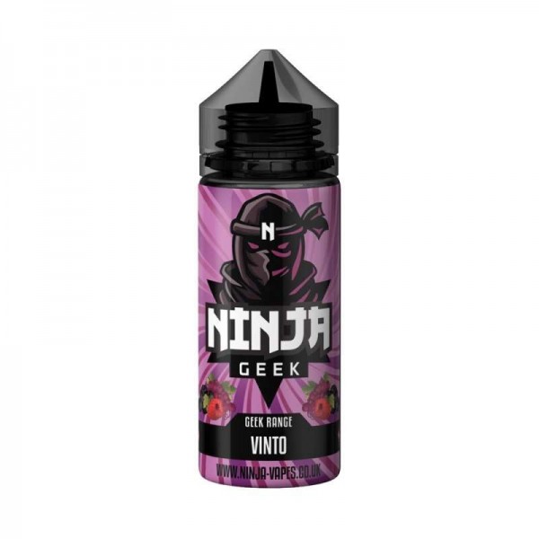 NINJA GEEK RANGE E-LIQUID 100ML SHORTFILL