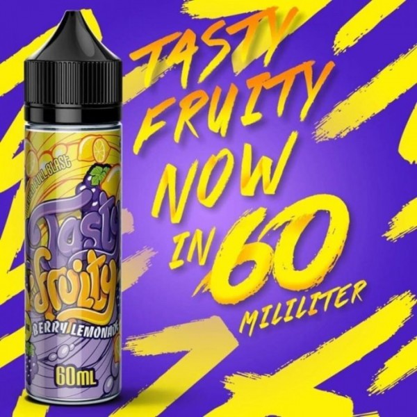 Tasty Fruity E-Liquid 60ml Malaysian E-Juice 0mg, 3mg, 6mg Vape Juice 70/30VG/PG