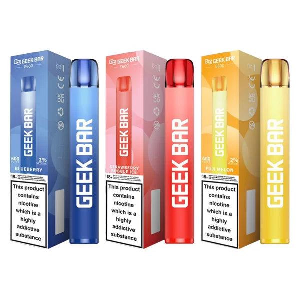 Geek Bar E600 Puffs Disposable Vape 20mg