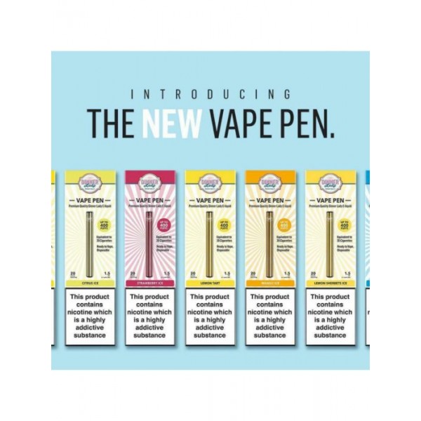 Dinner Lady Disposable Vape Pen| 20MG 9 Flavours 400 Puff