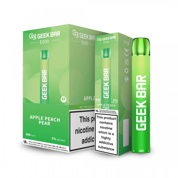 Geek Bar E600 Puffs Disposable Vape 20mg