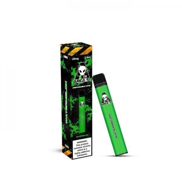 AREA 51 WATERMELON DISPOSABLE POD DEVICE 600 PUFFS 20MG