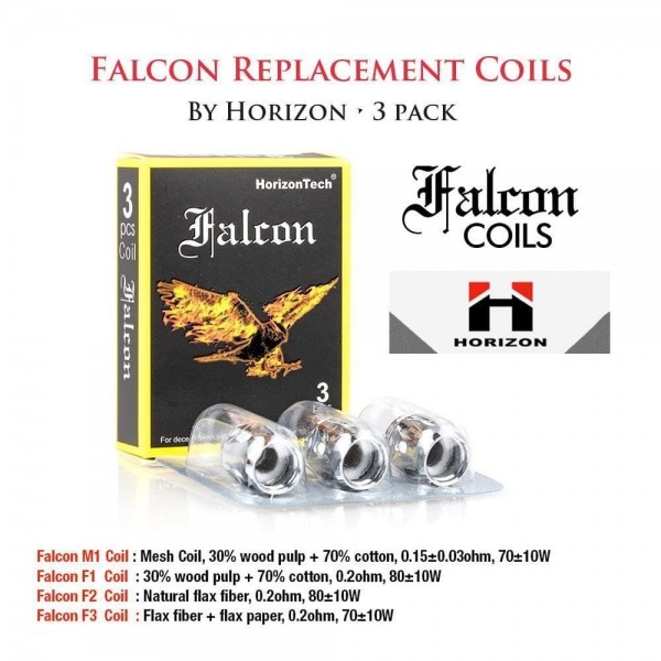 Falcon F1 Coils Authentic UK-Stock Falcon F1 Falcon M1 Coils Falcon Mesh Coils By Horizon