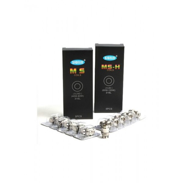 SIGELEI MS and MS-H Moonshot 120 Coils For Sobra Kit Coils 5 Pack MS-M Coils