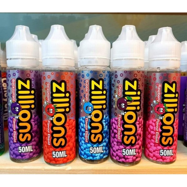 Zillions Vape E Liquid 50ML 70/30 Mix £6.99