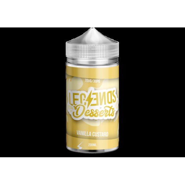 Vanilla Custard (DESSERTS) 200ML E LIQUID BY LEGENDS PGVG 30/70