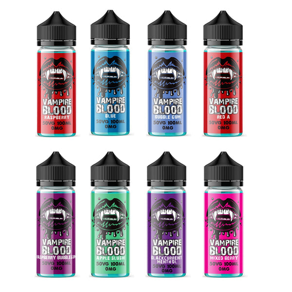 Vampire Blood E liquid Vape Juice - 50/50 PG/VG - 50ml - 100ml - 0 - 3 - 6