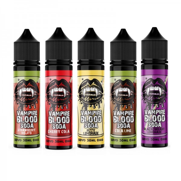 Vampire Blood E liquid Vape Juice - 50/50 PG/VG - 50ml - 100ml - 0 - 3 - 6