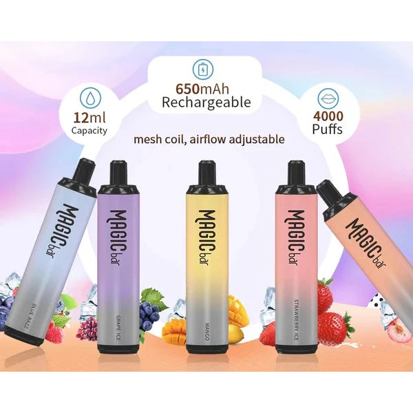 MAGIC BAR MAX 4000 DISPOSABLE VAPE DEVICE 20MG