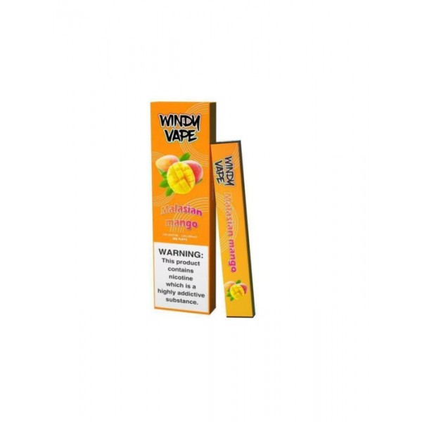 Windy Vape Disposable Pod Nic Salt 300 Puffs Juice E Liquid Vape Pen