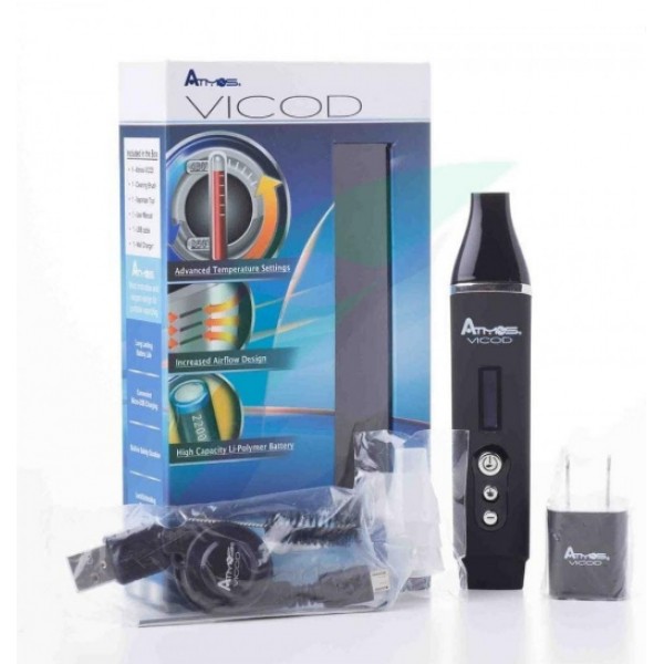 Atmos Vicod Portable Herbal Aromatherapy Vaporizer Pen OLED Temperature Display