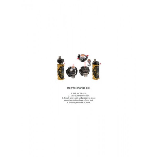 Horizon E-FOG GALLOP VAPE Pen ECIG Starter Kit COILS POD Nicotine STOP SMOKING