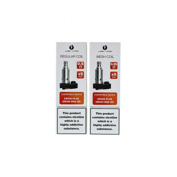 Lost Vape Orion Plus coils - 5pk -Regular / Mesh Coil UK Stock